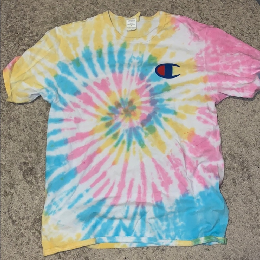 Champion Tie Dye t Shirt